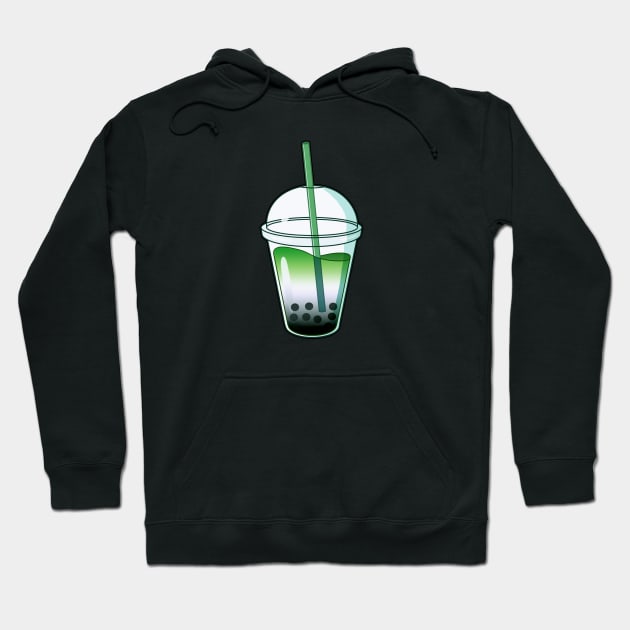 Aromantic Flag Bubble Tea Hoodie by leoleon